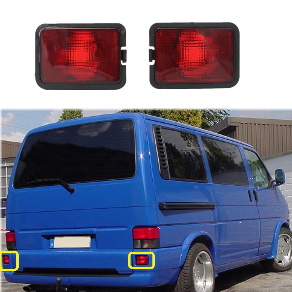 2 uds luz de coche para VW Transporter T4 1993 1994 1995 1996 1997 1998 1999 2000 2001 2002 2003 luz antiniebla trasera sin bombillas