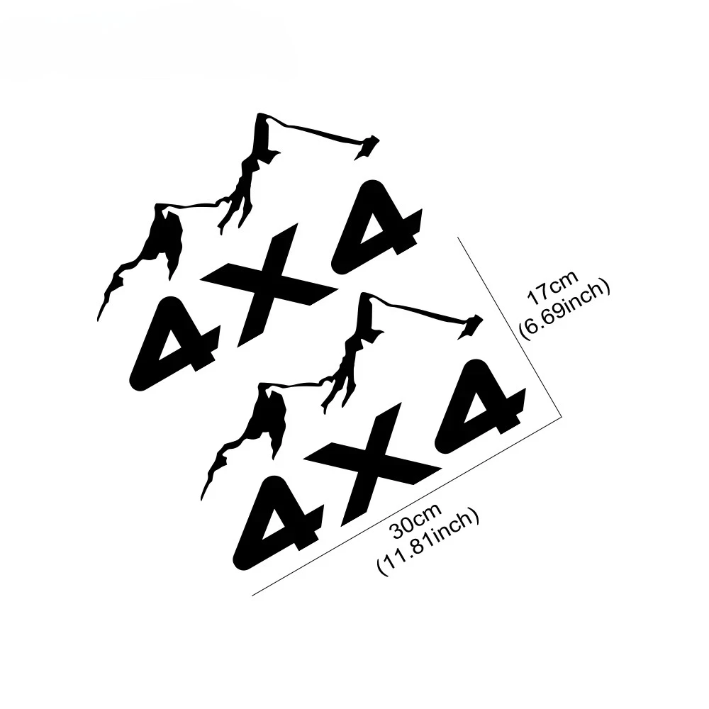 سيارة 4X4 الجبل ملصق شاحنة بيك اب الفينيل ديكور Deccal لفورد F150 تويوتا هايلكس ايسوزو Dmax دودج رام GWM شيفروليه سيلفرادو