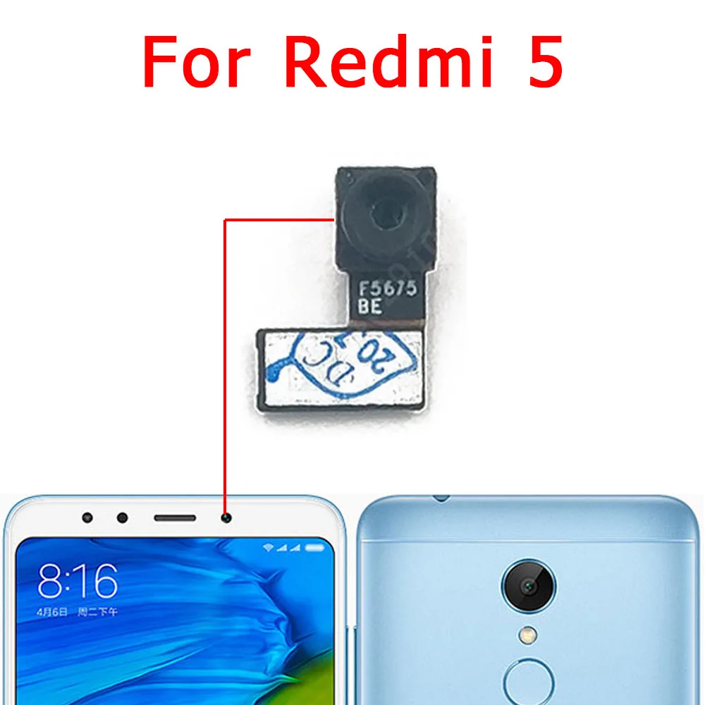 Front Camera For Xiaomi Redmi 9 9A 9C 9T 5 Plus 5A 6 6A 7 7A 8 8A Selfie Frontal Camera Module Facing View Spare Parts