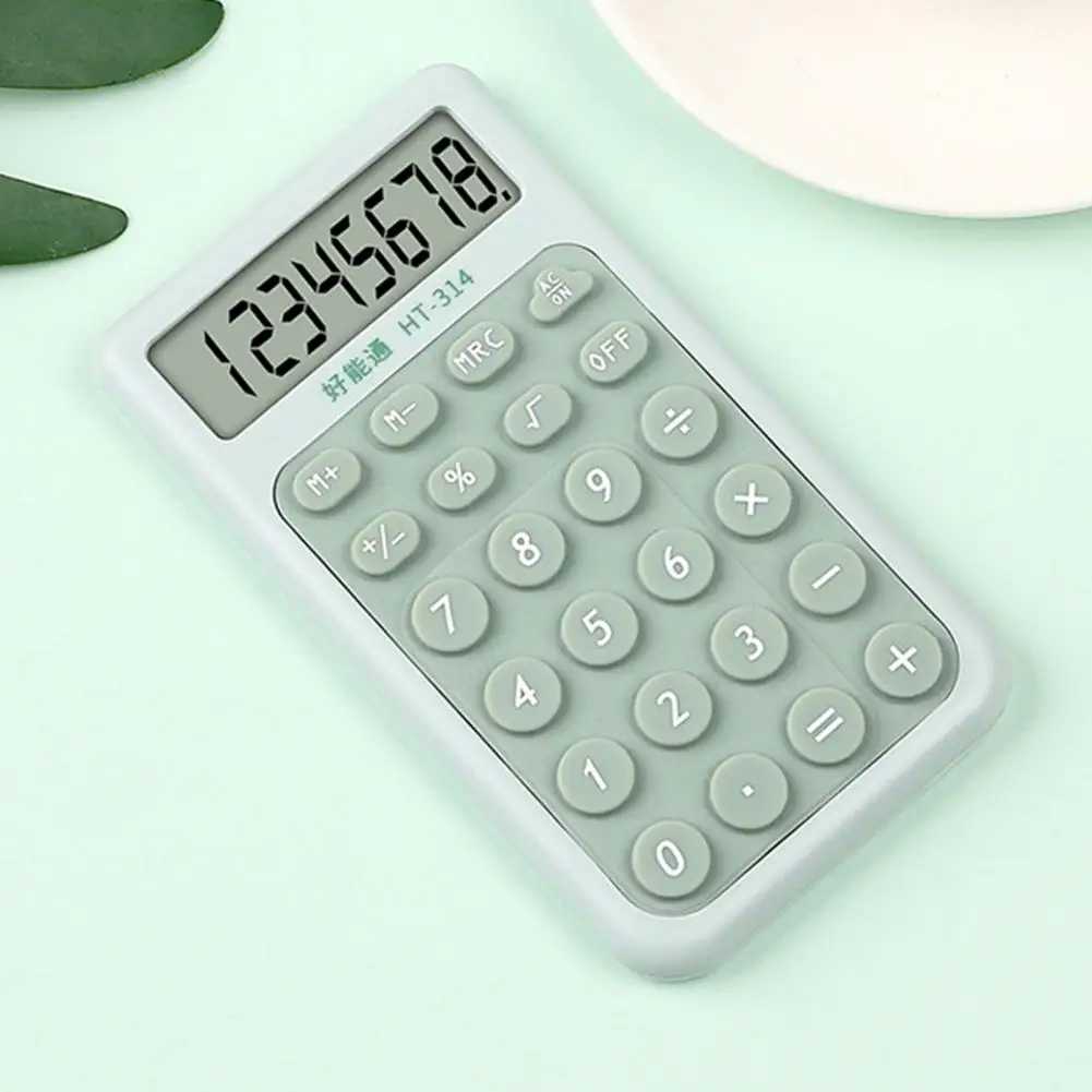 Calculadora de escritorio Digital pequeña con botones ergonómicos para eficiencia, calculadora precisa con pantalla Lcd de 8 dígitos, amigable con el presupuesto