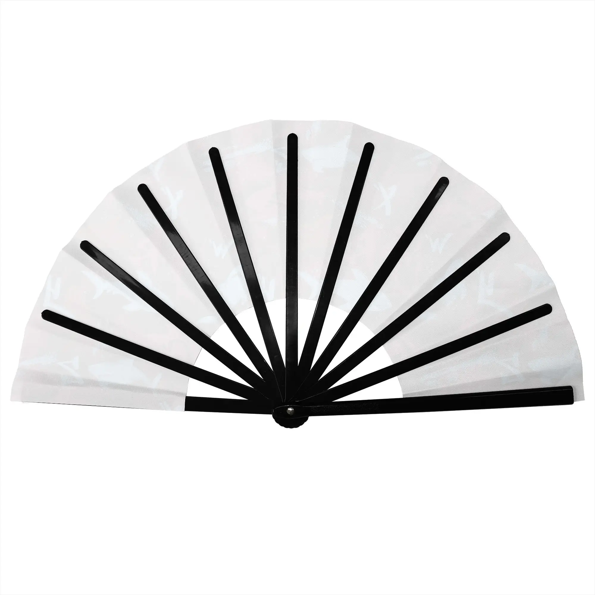 Graffiti Shark Street Art Y2K Style Traditional Folding Fan Chinese Style  High-Quality Fans Gift Classic Decorative Hand Fan