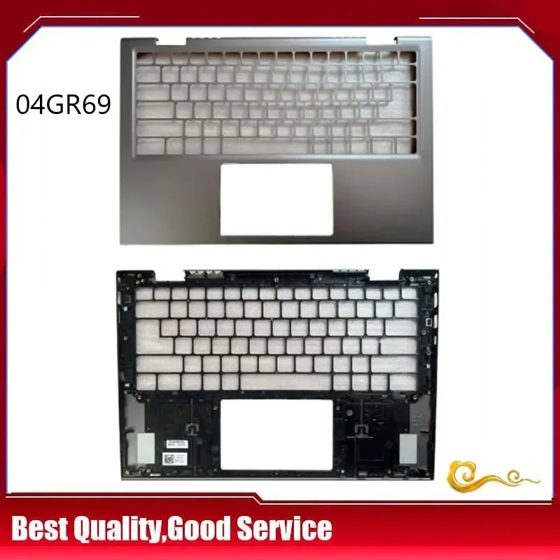 YUEBEISHENG        04GR69 New case For Dell Inspiron 14 5415 5410 5415 2-in-1 Palmrest Keyboard bezel upper cover C shell 04GR69