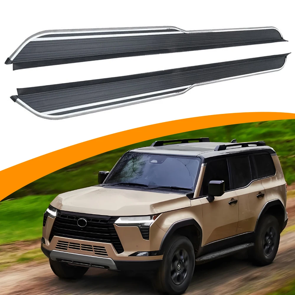 Fixed Running Boards Side Step Pedal Nerf Bar with Brackets Fits for Lexus GX550 2024 2025