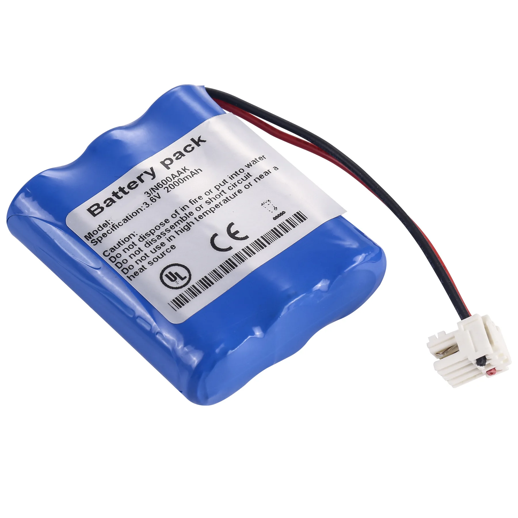 Syringe Pump battery for B Braun casmed 3/N600AAK NI-AA2000MAH