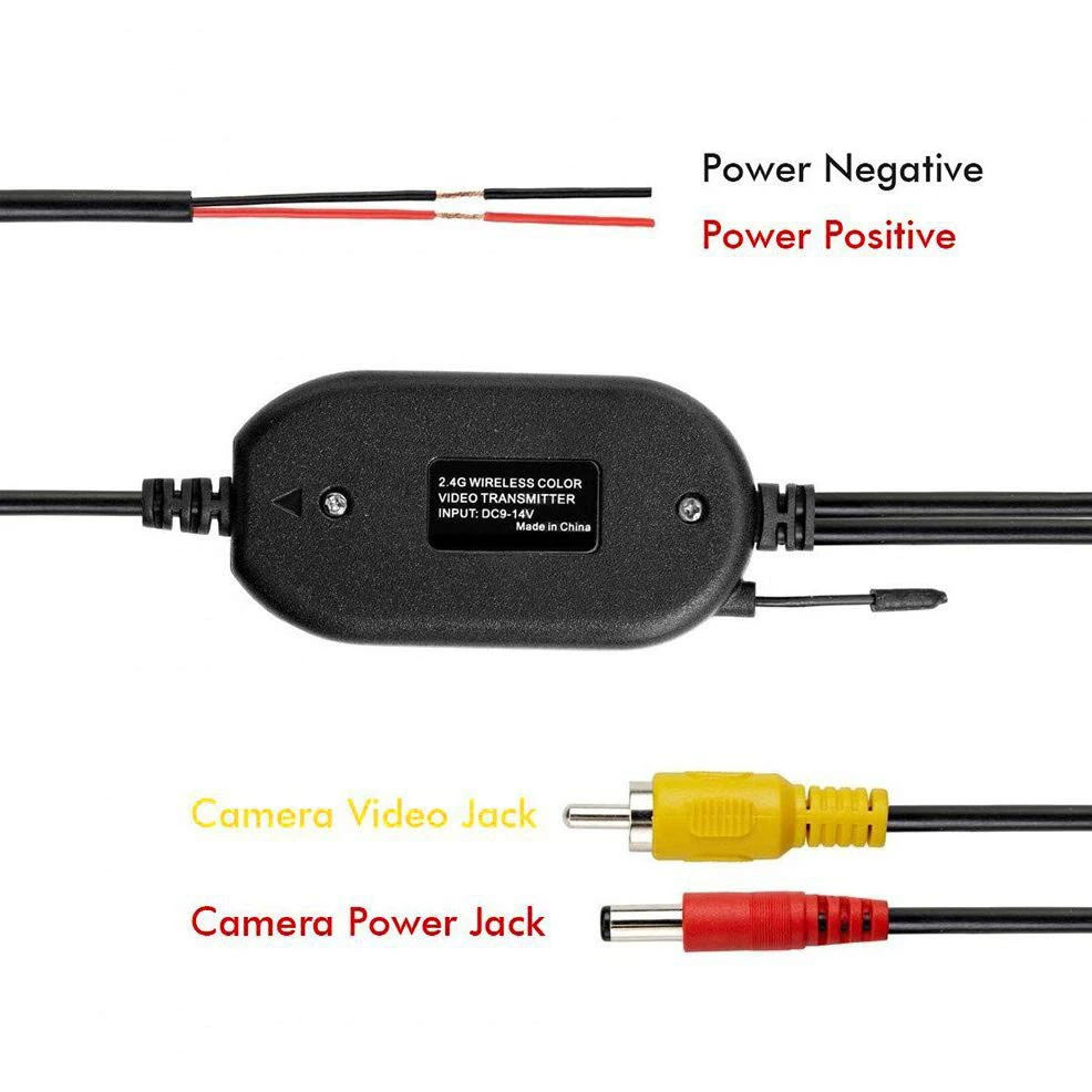 #94C 12V 2.4Ghz Car Wireless Transmitter and Receiver,Car wireless receiver,(plastic)