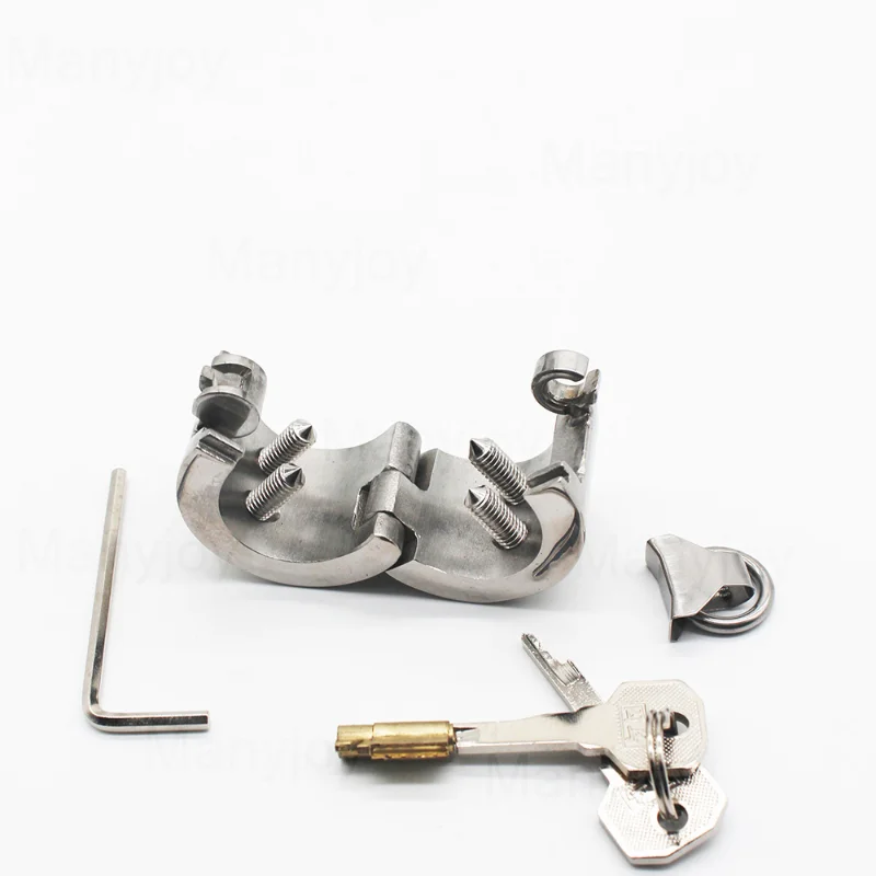 Stainless Steel Male Ball Scrotum Stretcher Pendant Lock Rows Teeth Spikes Chastity Cock Ring Cage Scrotum Testicle Weight BDSM