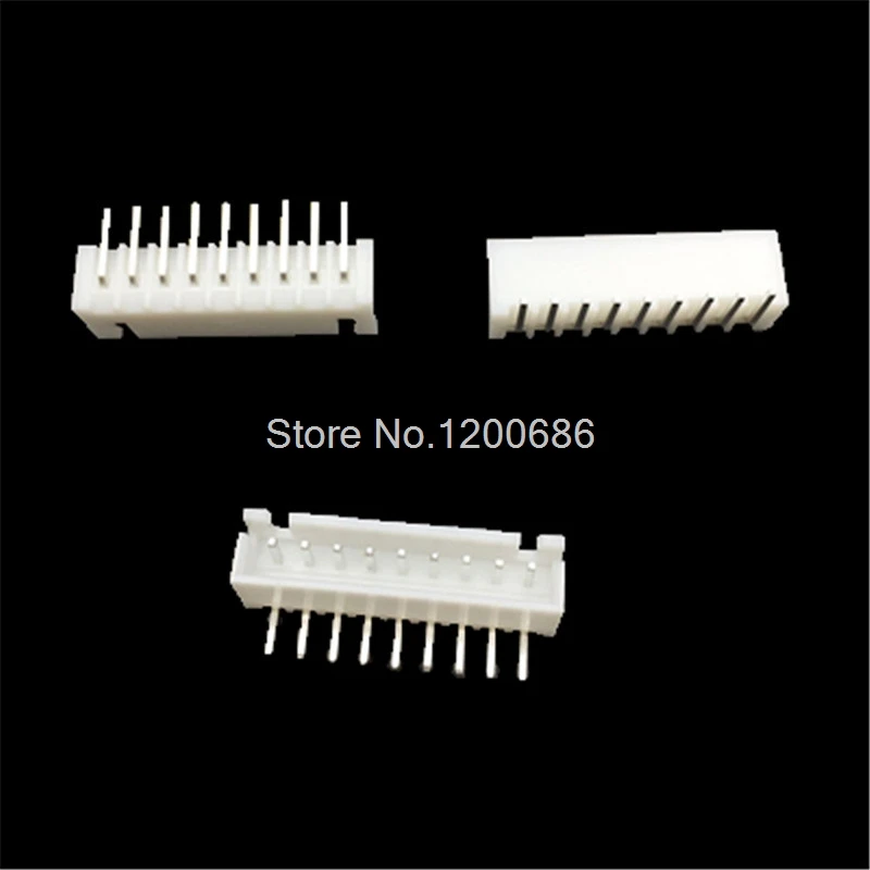 

100 piece XH 2.54 9-Pin Connector Right angle socket plug Male connector