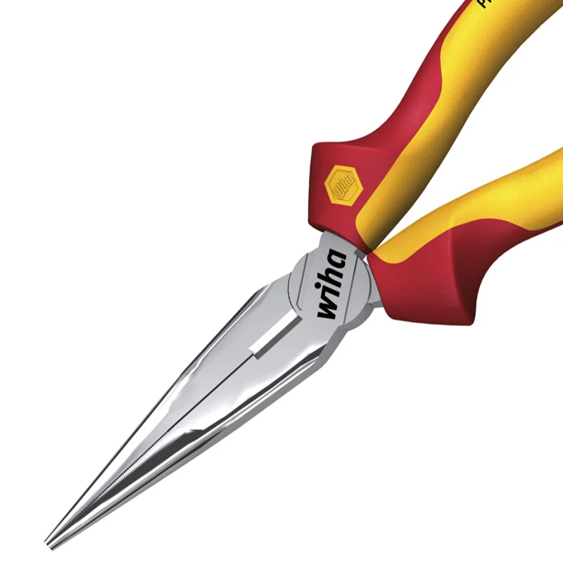 Imagem -03 - Wiha-alicate Eletricista com Borda de Corte Alicate Straight Shape Testado por Vde Nariz de Agulha Insualted 160 mm Comprimento 155gram 1000v