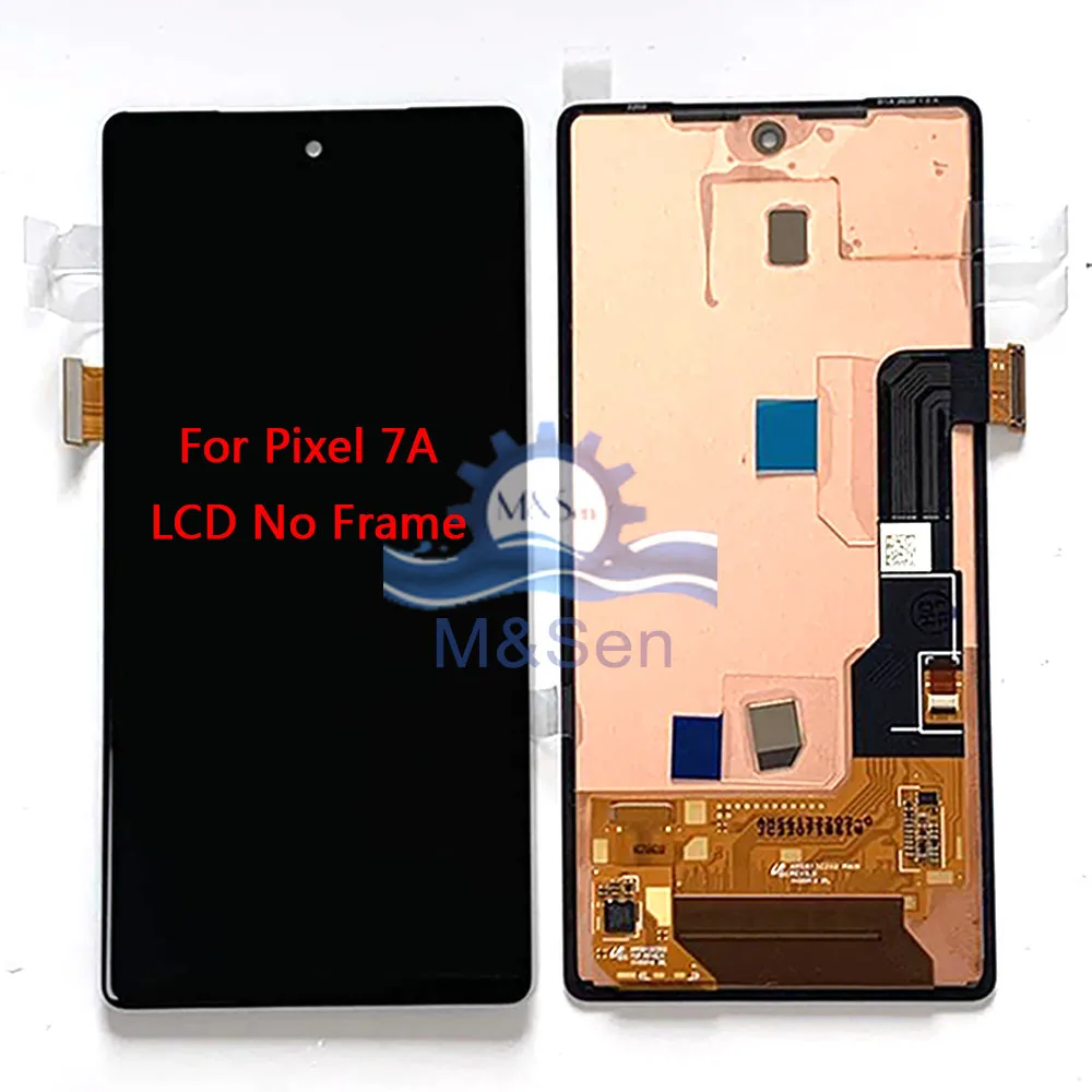 Oryginalny AMOLED 6.3 "LCD dla Google Pixel 7 Pixel7 7A ekran wyświetlacza Digitizer Panel dotykowy 6.7" dla Google Pixel 7 Pro LCD Frame