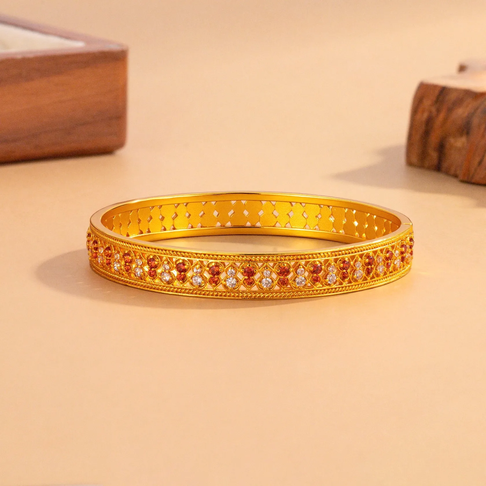 Luxury 24K 9999 Pure Gold real gold Dot Drill Gourd Bracelet Women's Buckle Bracelet