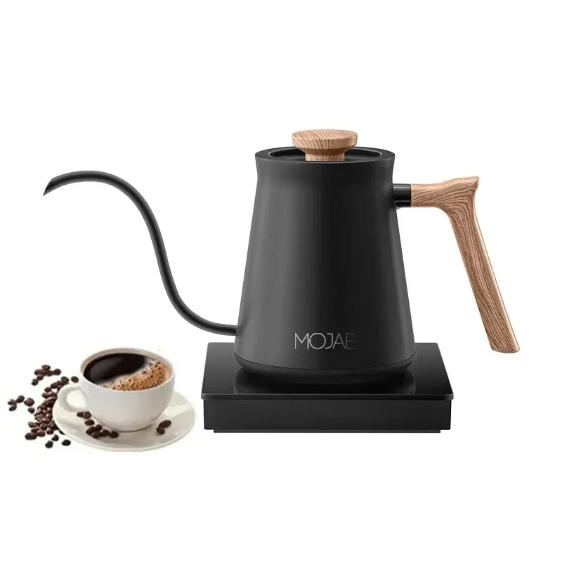 600ml Hand Punch Coffee Kettle Smart Temperature Control Electric Teapot 1000W Rapid Heating Slender Mouth Gooseneck Kettles