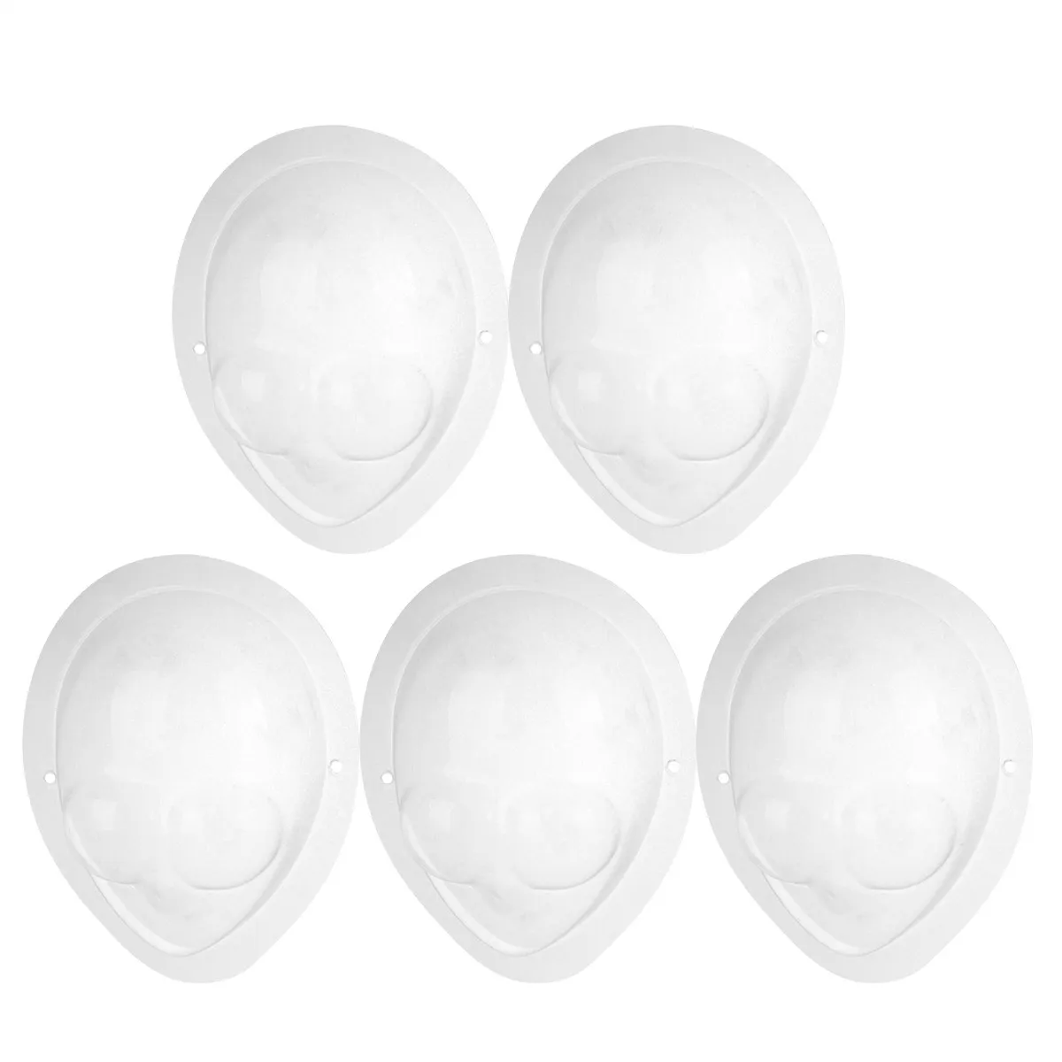 

5Pcs Mini Face Mask 1 3 Size Transparent Dustproof Cover for Bjd Craft DIY Accessories Mini Mask Face Accessories