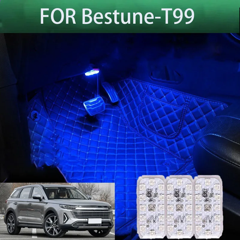 

FOR Bestune-t99 LED Car Interior Ambient Foot Light Atmosphere Decorative Lamps Party decoration lights Neon strips