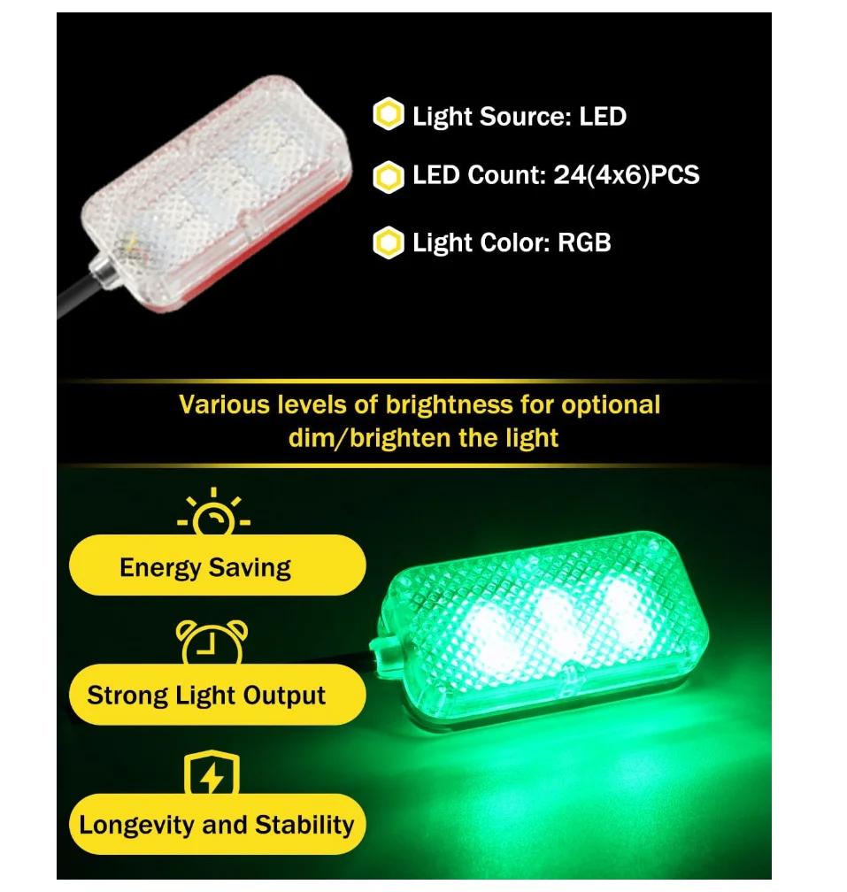 RGB LED سيارة الداخلية المحيطة القدم قطاع طقم إضاءة الخلفية 12 فولت ولاعة السجائر السيارات ديكور جو مصباح ملحقات السيارة