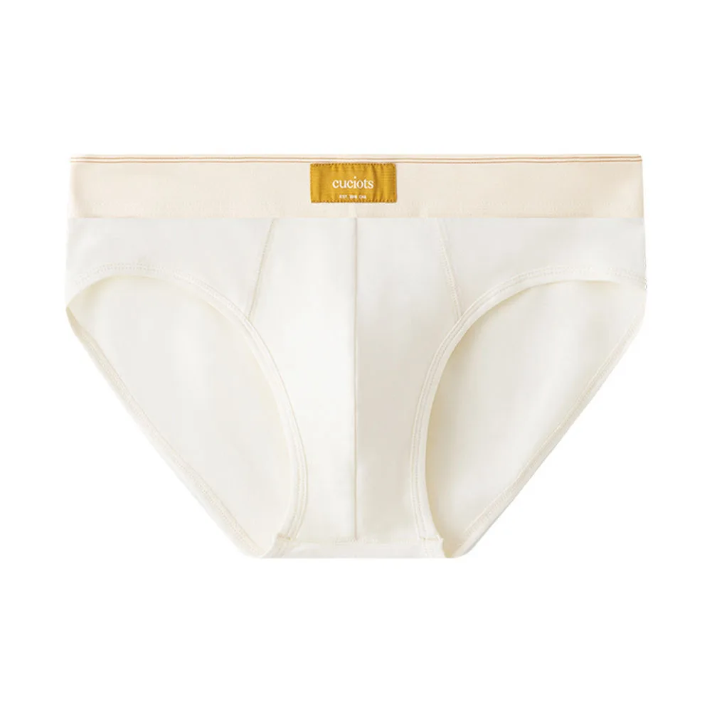 

Мужские хлопковые трусы-брифы с эластичным карманом, дышащие, облегающие, со средней посадкой, спортивные, для повседневной носки