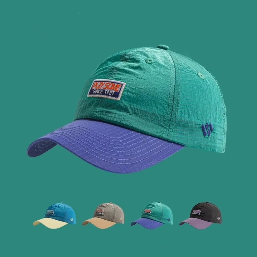 

Soft Sun Shading Quick-drying Hat Thin Adjustable Baseball Cap Breathable Top Cap Summer