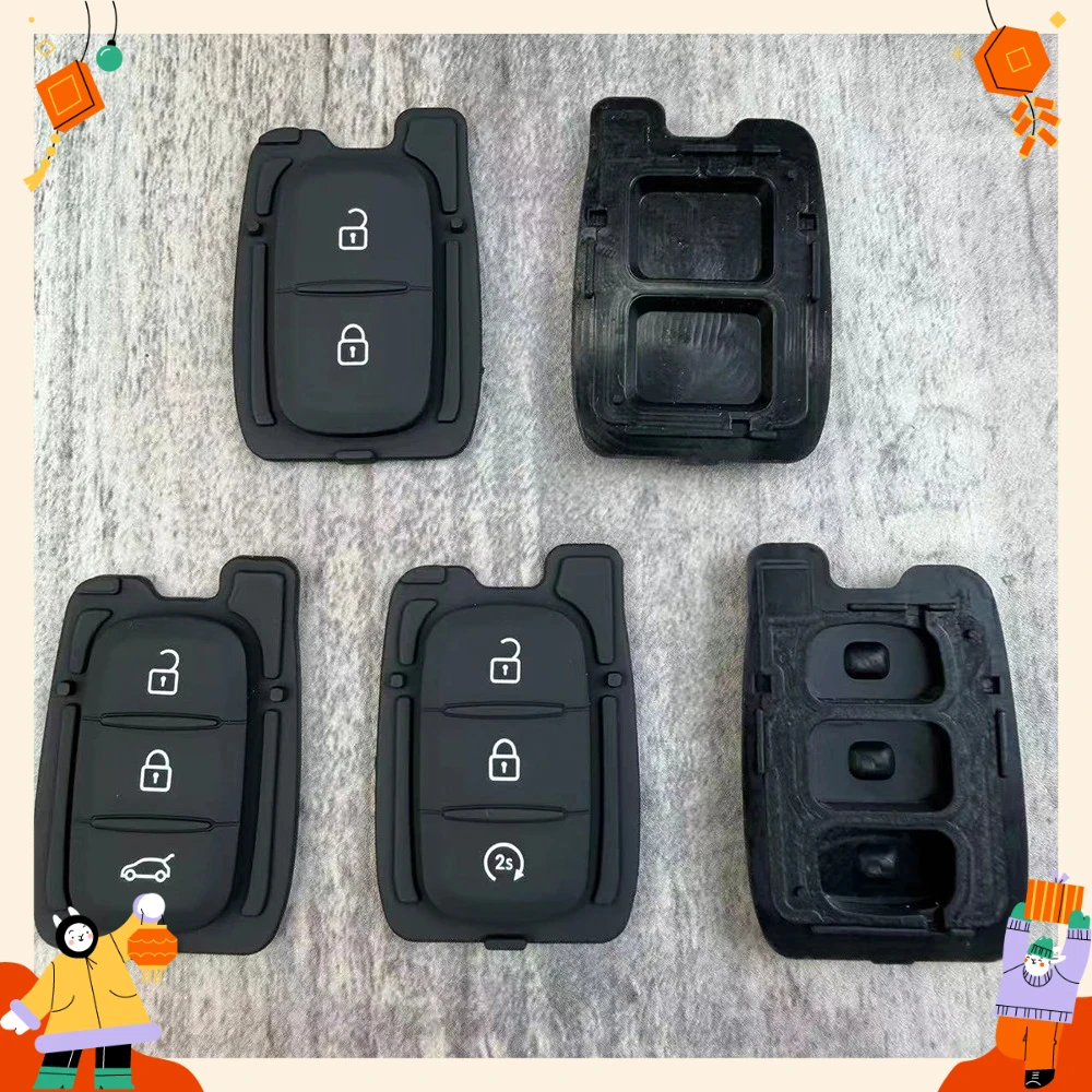 Car Key Button Pad Key Shell Case Housing for Renault Lodgy Dacia Duster Kadjar Trafic Captur Symbol Logan Sandero Clio 4 Megane