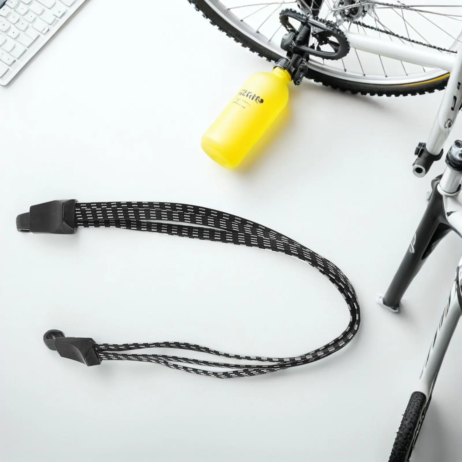 

4Pcs Adjustable Retaining Straps for Bicycle Luggage Rack Strong Fixation Weatherresistant Cycling Straps Portable Luggage