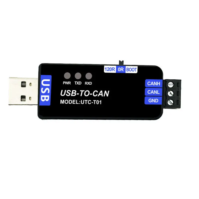Industrial USB to CAN Adapter Analyzer Converter Transparent Canable Open Source Module PCAN Tool