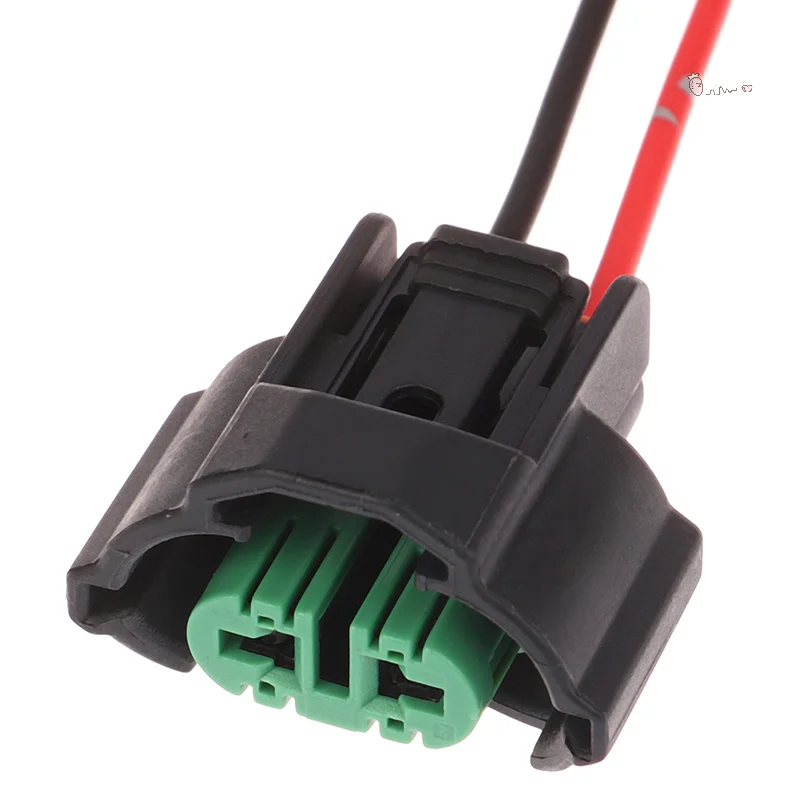 

[M] 2Pcs H11 Female Connector Adapter Wiring Harness Socket Car Cable Plug Adapter for Foglight Head Light