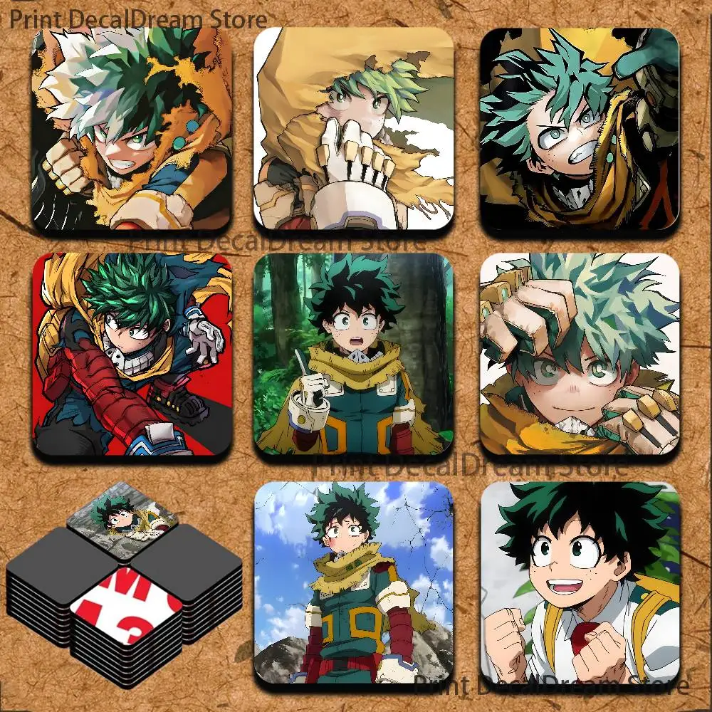 

D-Deku M-MHA Sublimation Magnet Cartoon Anime CuteFridge Magnets Personalized Sublimation Products for Kitchen