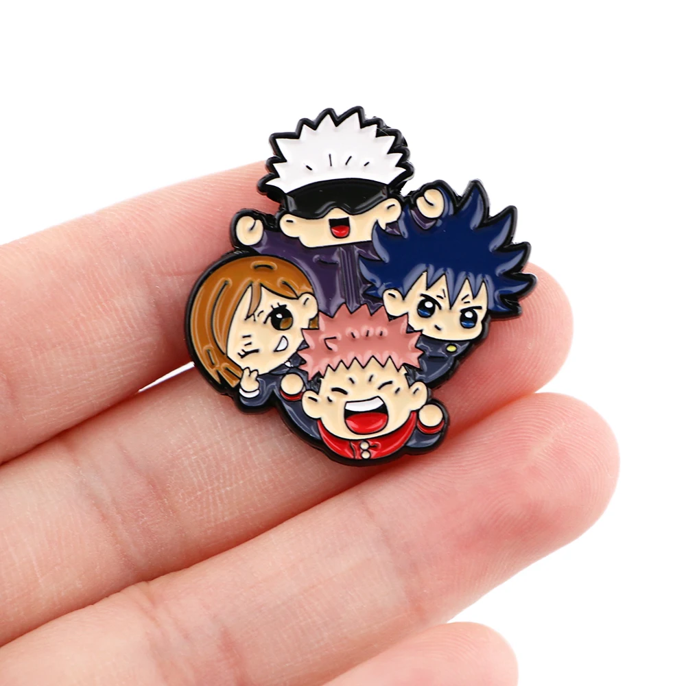 Enamel Pins Cartoon Anime Brooches Backpack Clothes Badge Jewelry Accessories Gift for Friends