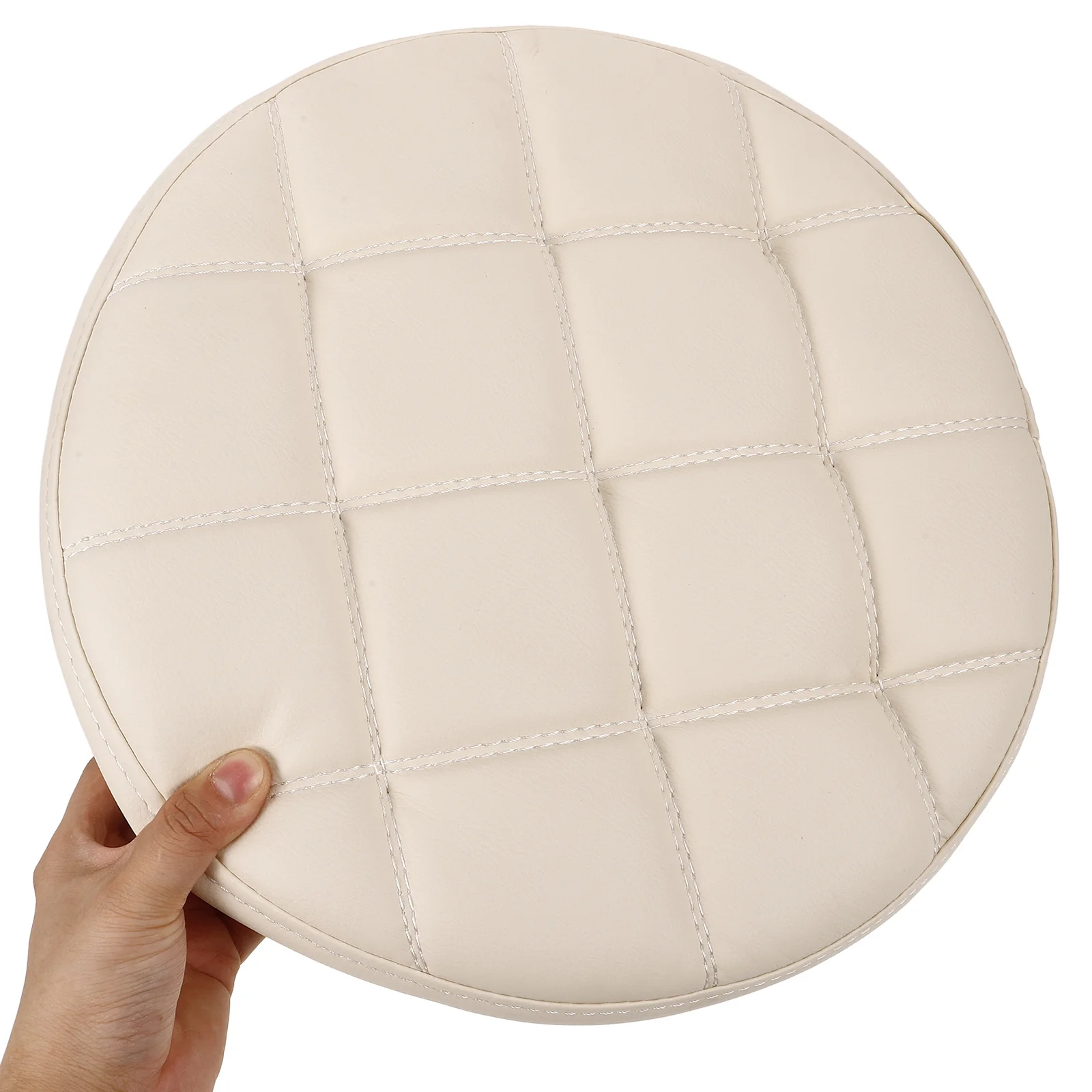 

Round Stool Seating Part PU Soft Comfortable Bar Stool Replacement Seat for Restaurant Home Canteen School Supply