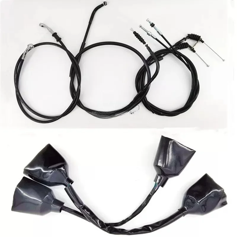 Motorcycle Clutch Cable, Brake Pipe and Throttle Cable Are Suitable for Yangtze River 400 650 Bobbie 700