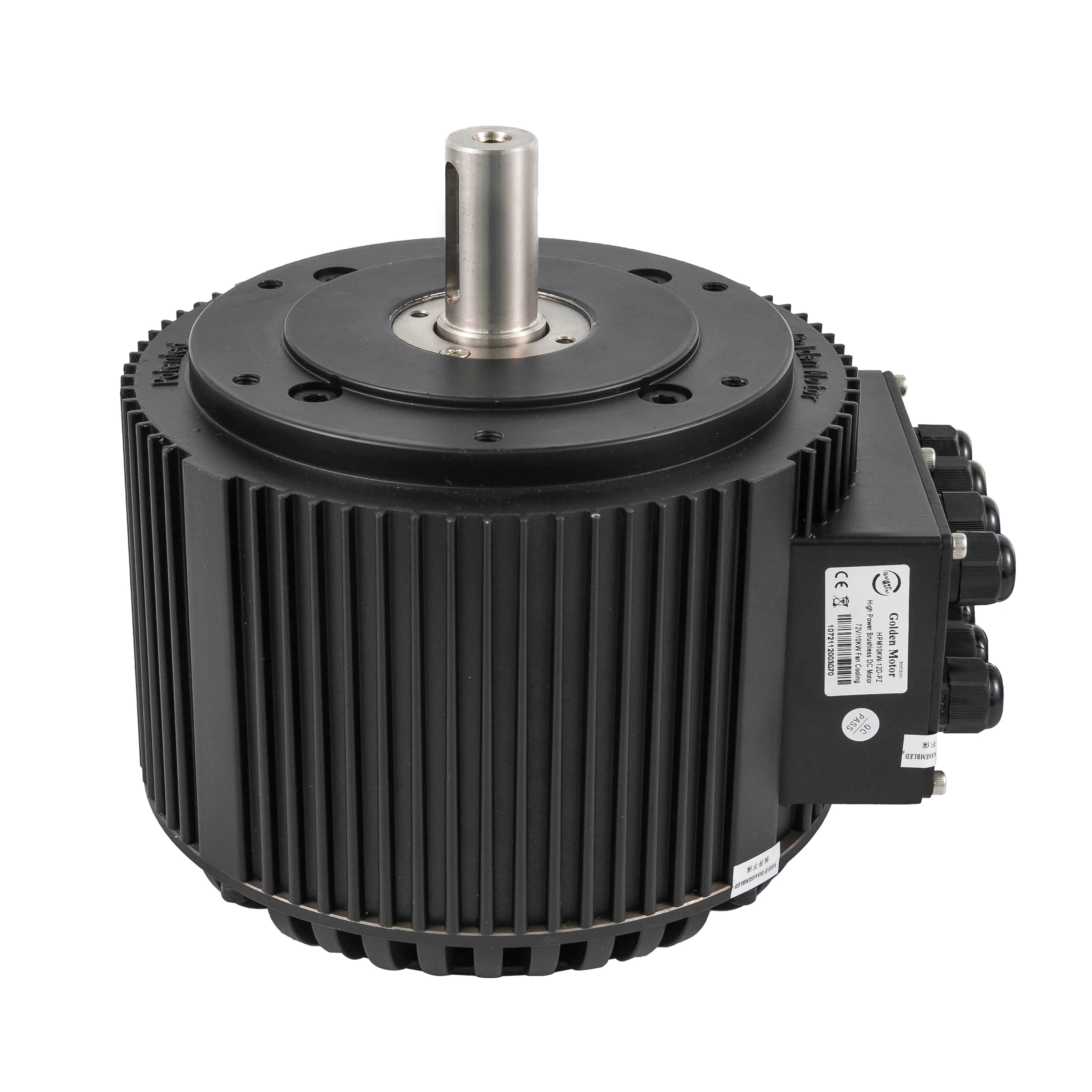 Hot Sale 48V 10KW 72V 10000W BLDC brushless PMSM electric car motor for motorcycle kit from Golden Motor