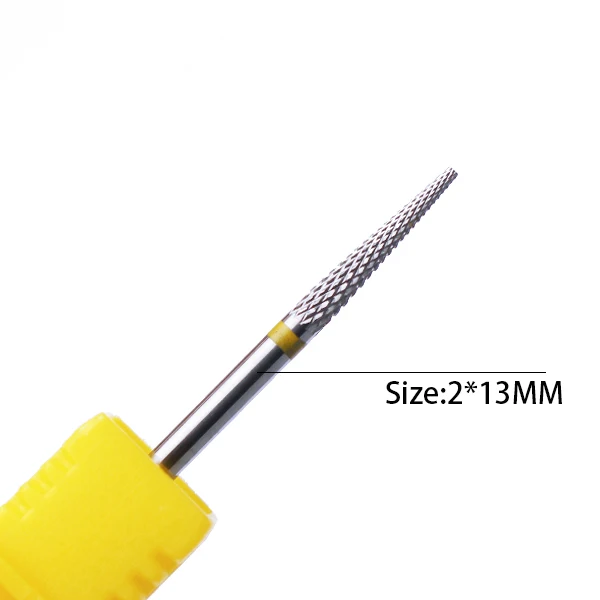 1 Pc Carbide Wolfraam Nail Boor Draaien Burr Frezen Nail Cutter Bits Elektrische Boor Machine Voor Manicure Pedicure Gereedschap