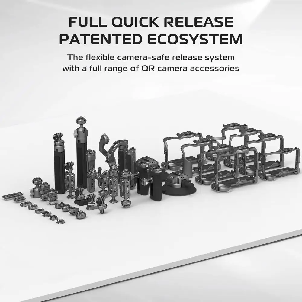 FALCAM F22 Quick Release Kit V2, คลิปและแผ่น, ใช้งานร่วมกับ NATO Nikon Canon Sony DSLR กล้อง Mount Accessories-F22A4404