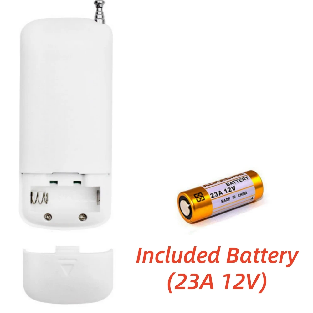 Commutateur universel de télécommande sans fil RF 433Mhz, Module récepteur de relais DC 12V 1CH pour l'apprentissage du Code émetteur 4CH, bricolage à distance