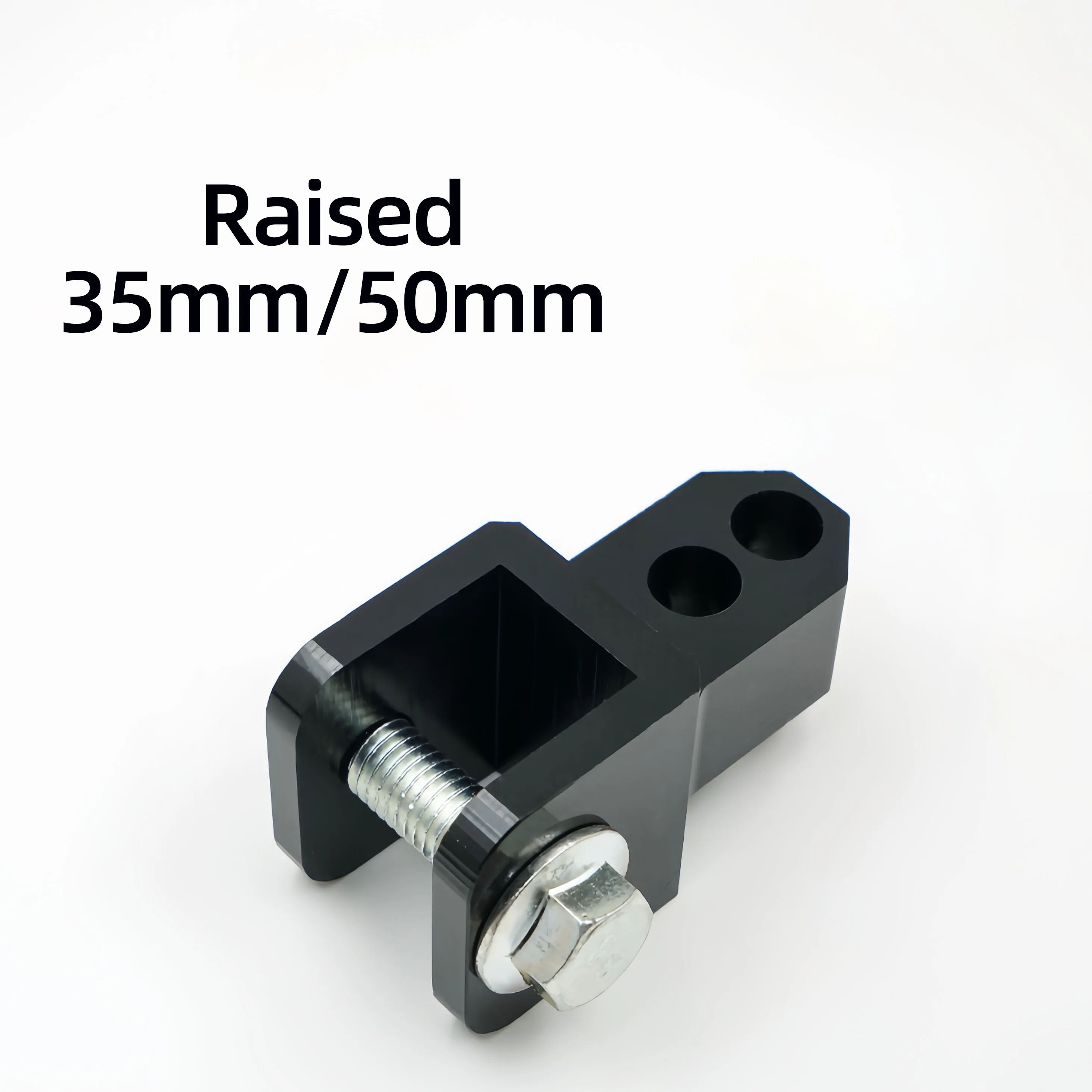 أثار 35 مللي متر/50 مللي متر محول العالمي للدراجات النارية مقعد رفع ، سبائك الألومنيوم الخلفية صدمة رفع محول لسوزوكي الدراجات البخارية والدراجات الإلكترونية #1