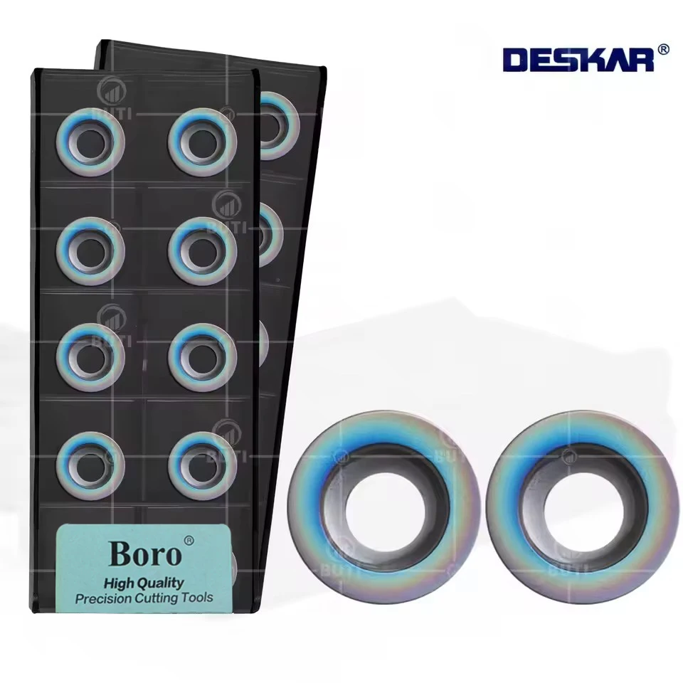 

DESKAR 100% Original RDHX1003MOT RDHX12T3MOT TF618 CNC Hardened Steel Blades Tools Lathe Cutter Turning Inserts Milling Blades