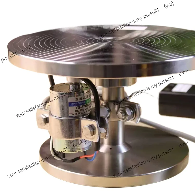 Stainless steel electric ceramic turntable 360 ° rotating platform for carving painting gold plating and line drawing tools