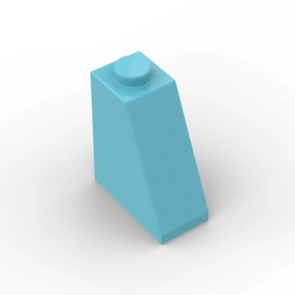 Moc 10 pçs parte tijolos 60481 inclinação 2x1x265 blocos de construção conjunto inclinação casa partícula monta quebra-cabeça brinquedos diy crianças presentes aniversário