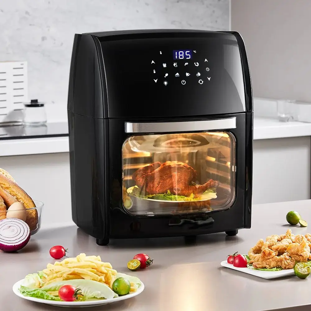 12L Air Fryer with Rotisserie Basket with Automatic Power Off & Memory Function