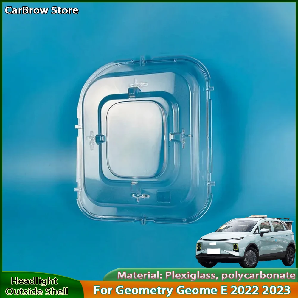 

For Geometry Geometry E 2022 2023 Front Lamp Shade Headlight Mask Shell Transparent Cover Lens Replace The Original Lampshade