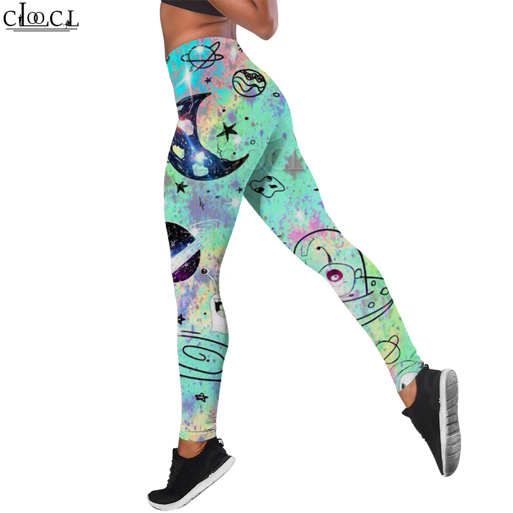 CLOOCL Y2k-legging Hiphop-yogabroek Trending broek Hardlopen Dagelijkse fitnessbroek voor dames Straatlegging Disco-legging