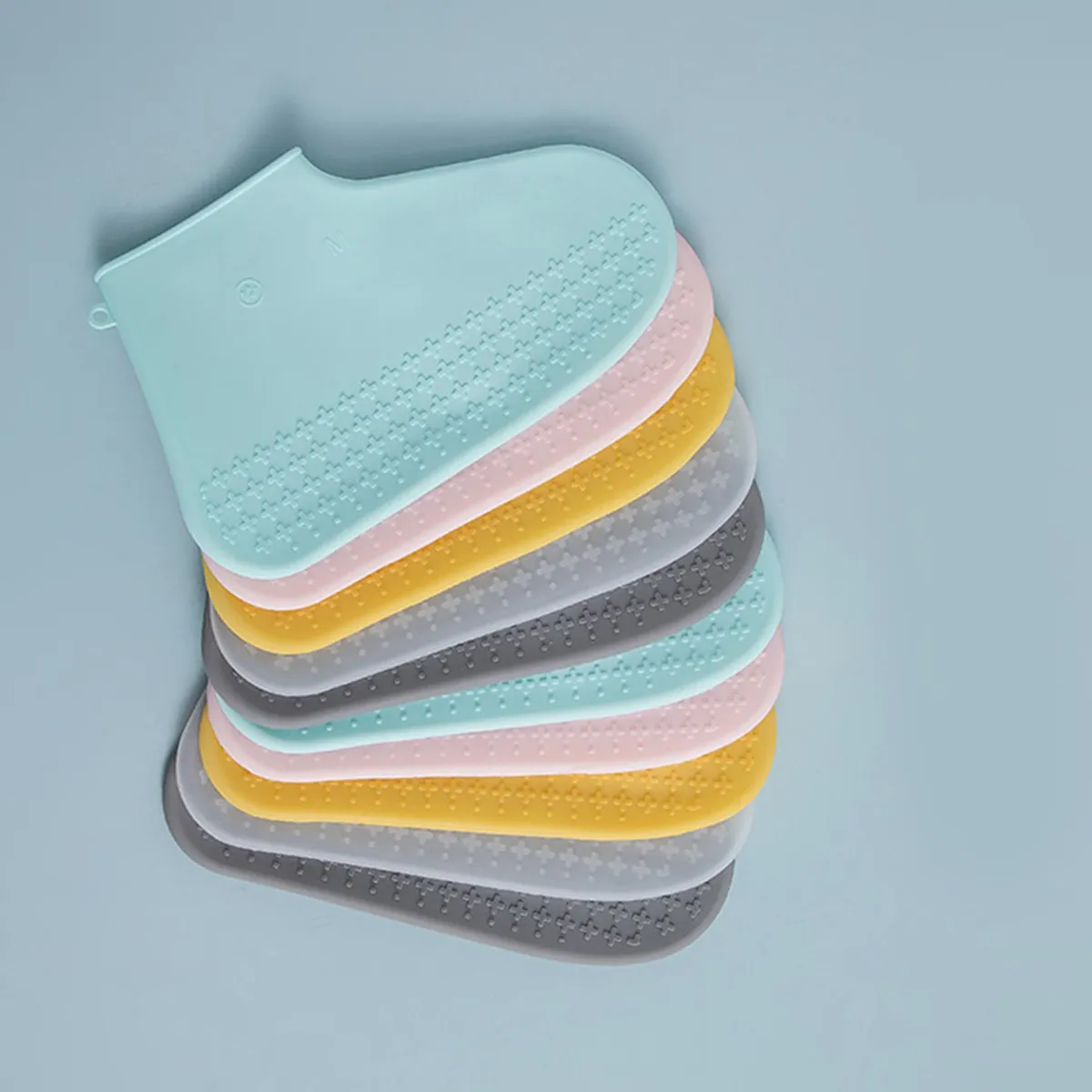 

Силиконовые водонепроницаемые чехлы для обуви, белые, размер L, противоскользящие, защита от грязи и брызг