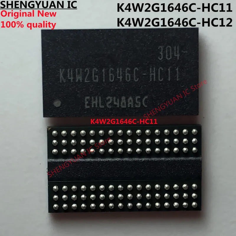 

5Pcs/lot K4W2G1646C-HC11 K4W2G1646C-HC12 K4W2G1646C K4W2G1646 BGA 100% new imported original 100% quality