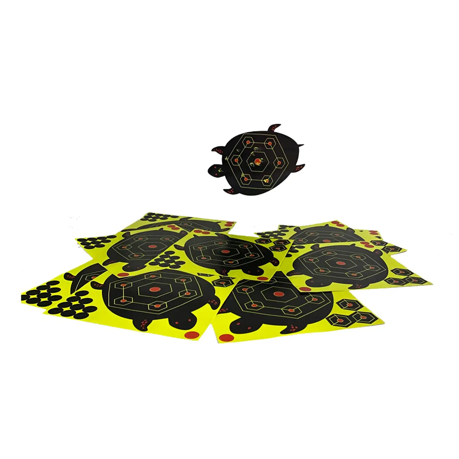 

10 Pcs Splatter Shooting Targets 8 inch Visual Feedback Paper Target