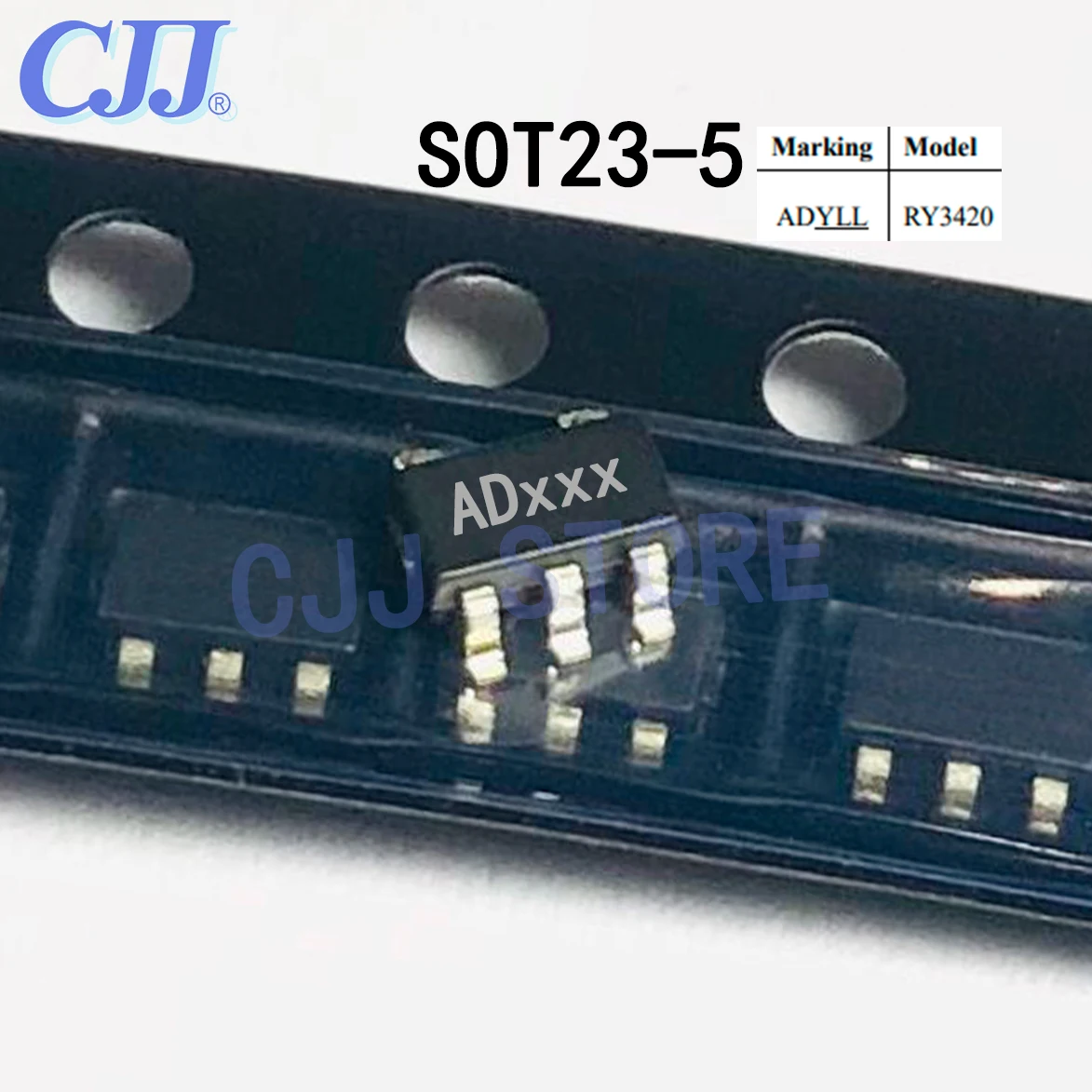 

1~3000PCS/Lot AD Marking RY3420 ADF2W ADE1A ADD0M ADE0A ADBBD SMD IC SOT23-5 Step Down Regulator new and original