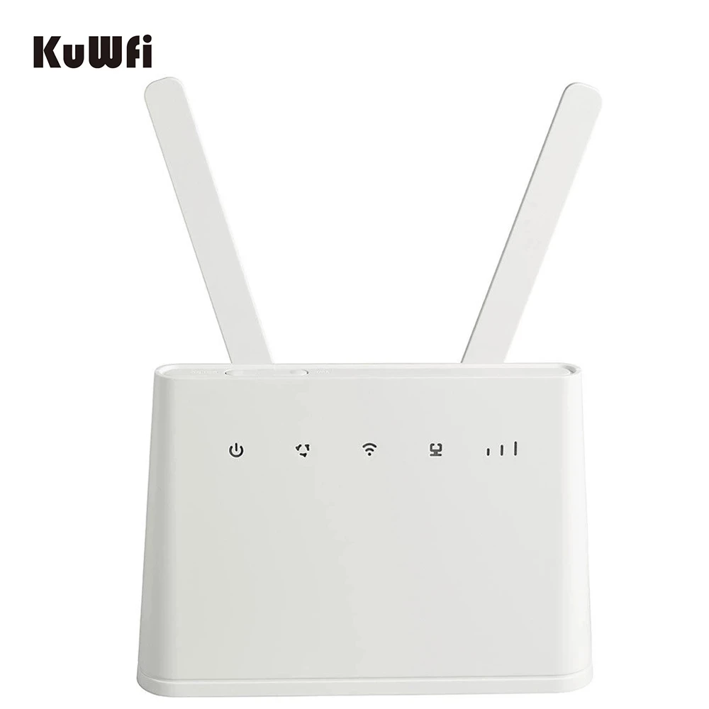 Unlocked 300Mbps 4G Wifi Router High Speed Wireless LTE Router 4G Sim Card with 2 Antenna Portable Mifi Car Router 32 Users