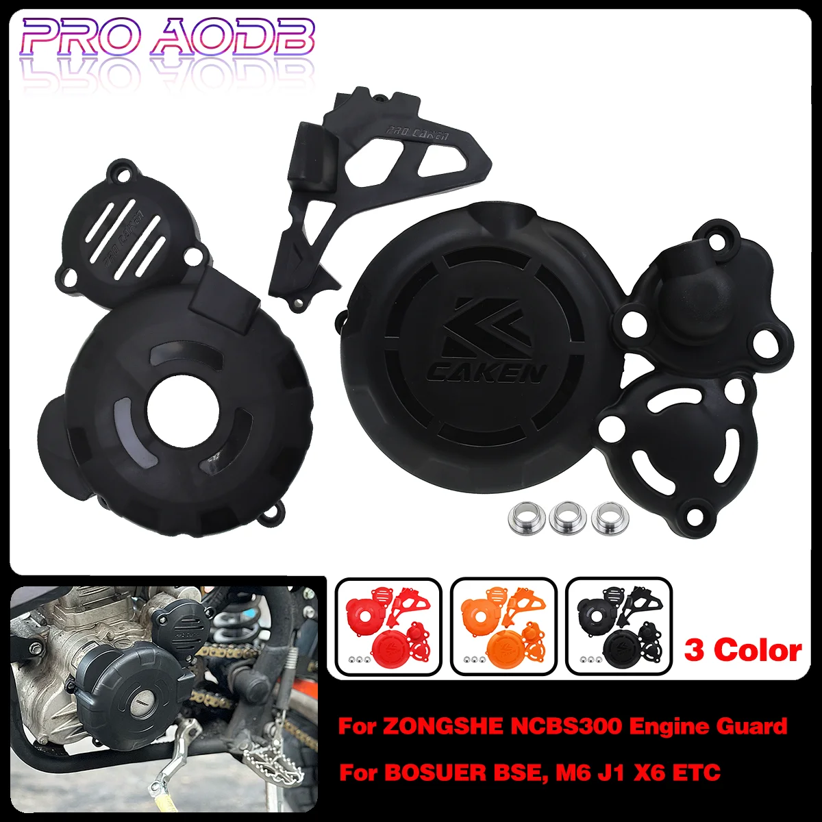 

For ZONGSHE NCBS300 NCBS 300CC BOSUER BSE, M6 J1 X6 Motorcycle Magnetic Motor Clutch Driver Sprocket Engine Protection Cover