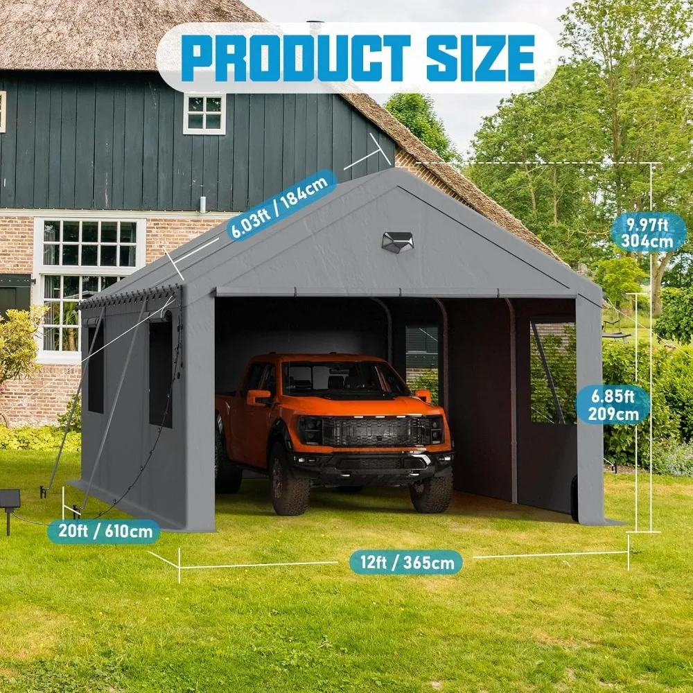 Carport Canopy Heavy Duty, Carports Canopy, Portable Car Port Garage, Car Shelter All Weather