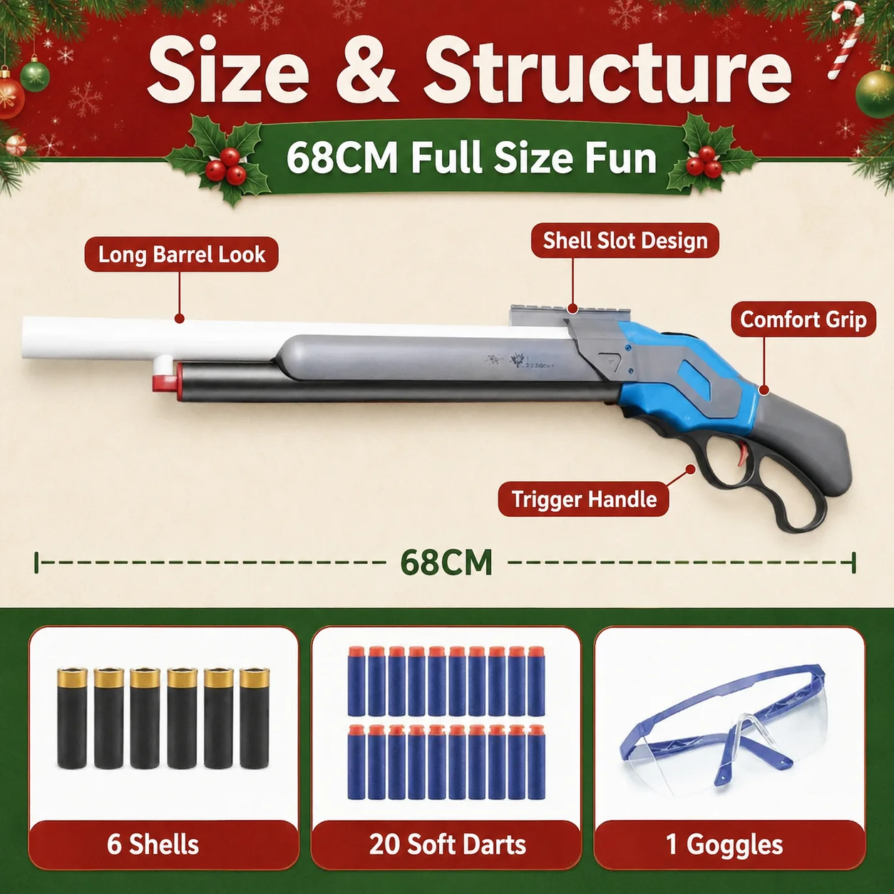 Soft Bullet Gun Toy Shell Ejection Throwing Gun Blaster Plastic Manual Launcher Model for  Adults