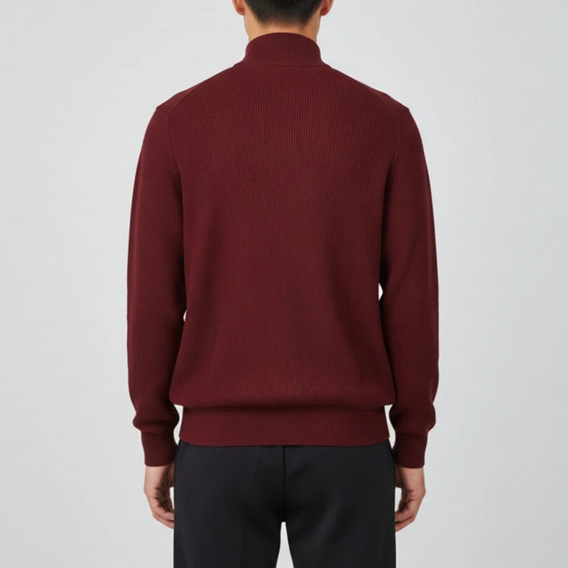 Adidas genuine S new men's wine red warm stand collar simple jacket KG0801