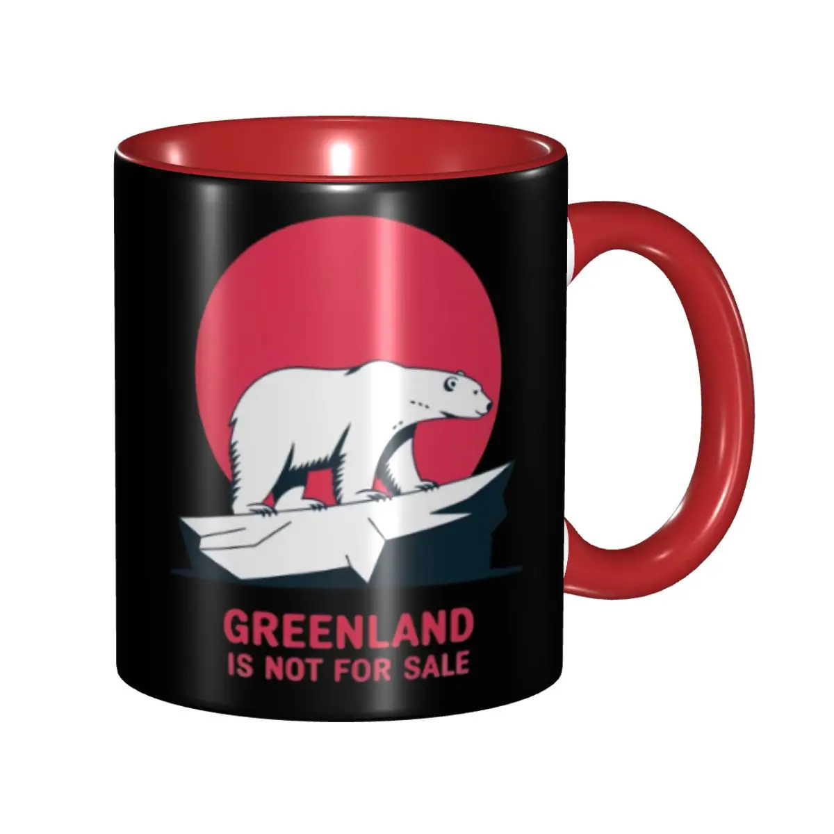

Hands Off Greenland Is Not For Sale MGGA Gift Mug for Kids Adult Fun Coffee Cup Birthday Present for Office