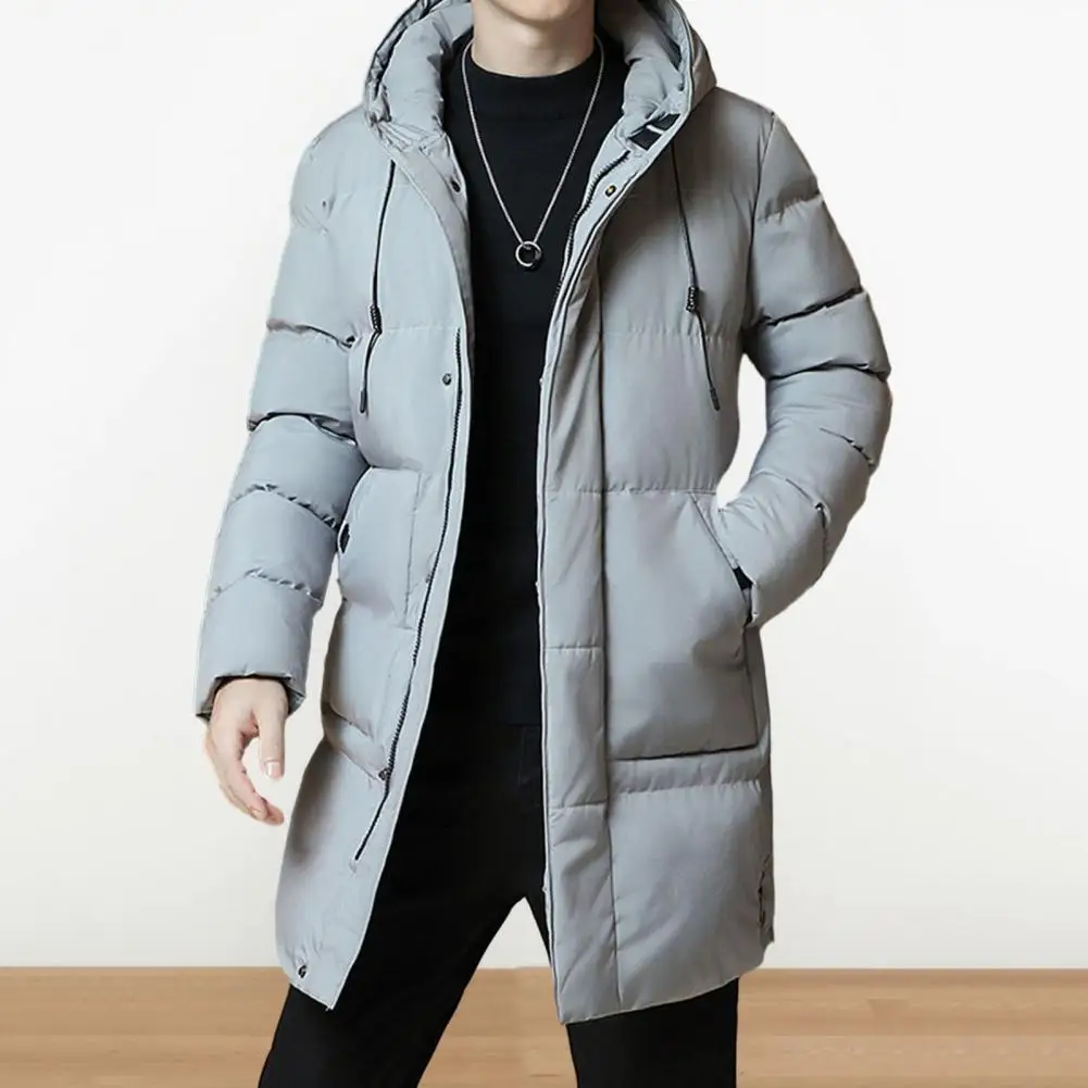 New Fashion High Quality Long Cotton-padded Coat Warm Simple Solid Color Thin Look High Trend All Quality Fabric Comfortable